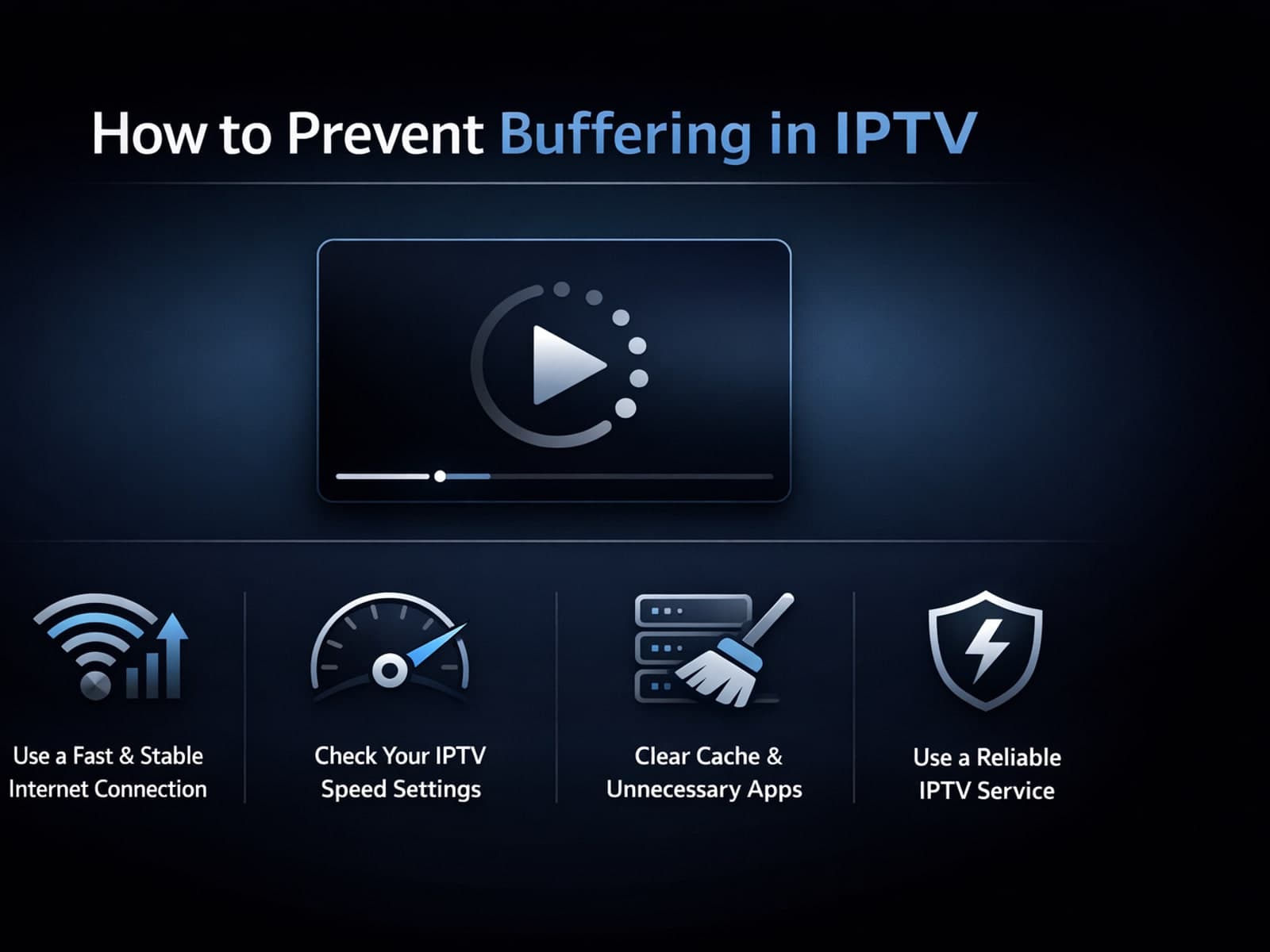 Frustrated IPTV viewer experiencing buffering on a smart TV