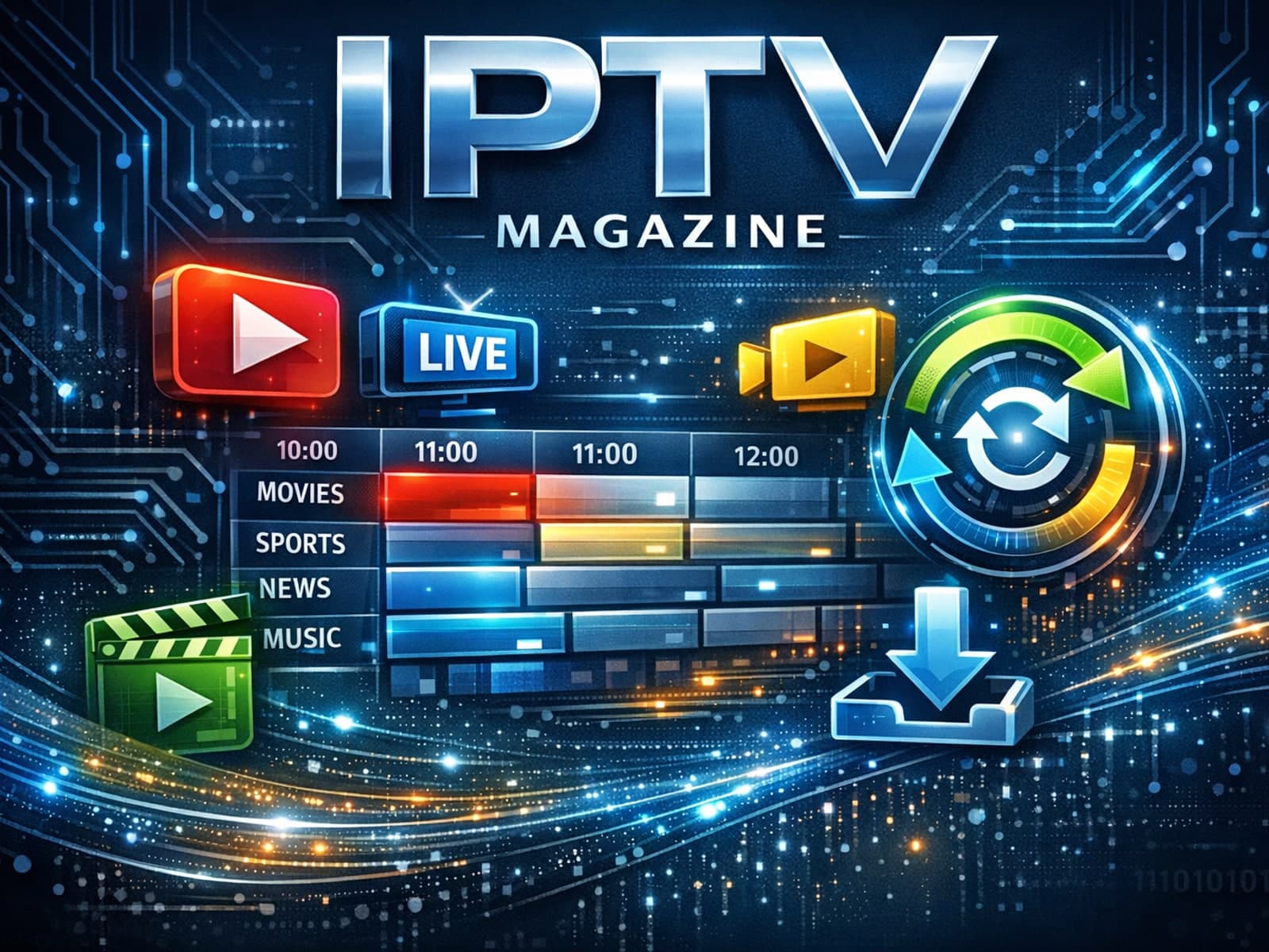 Comparison of M3U Plus and Xtream Codes IPTV formats showing EPG integration and update processes