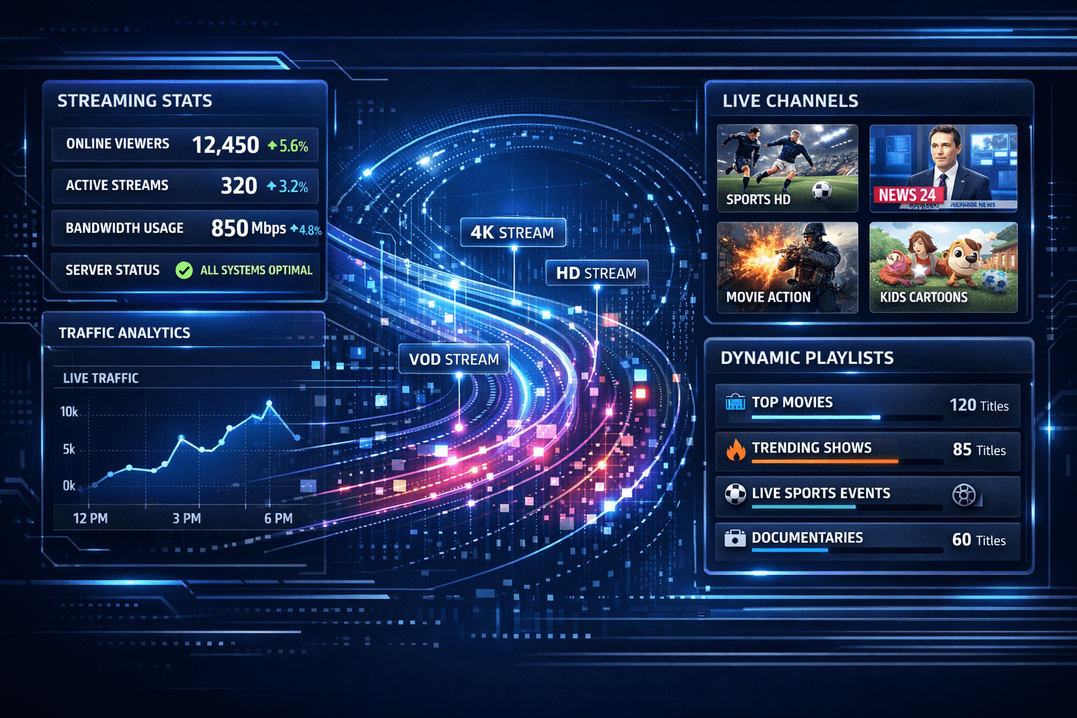 Comparison of IPTV streaming playlist formats Xtream Codes and M3U