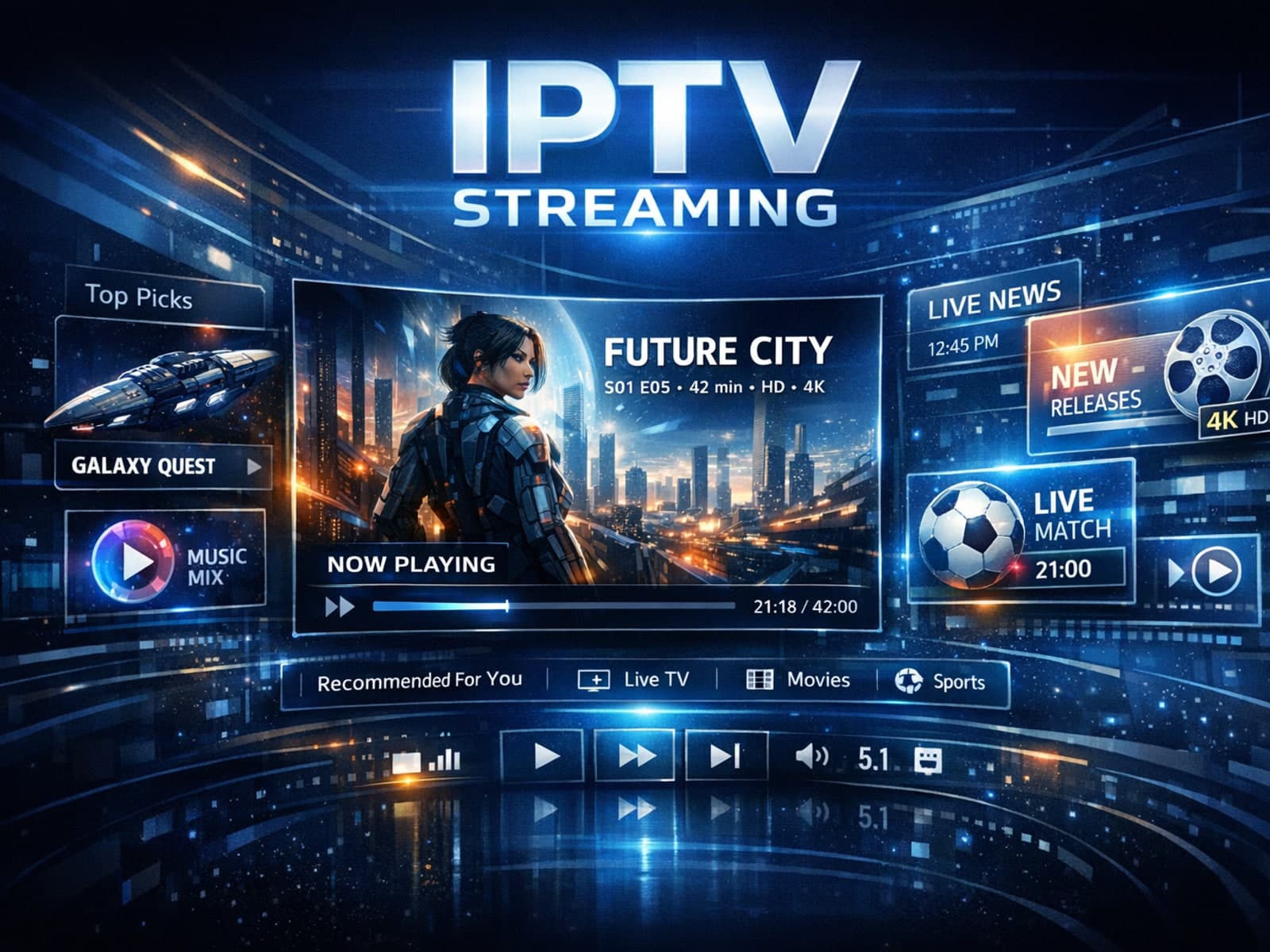 Comparison illustration of M3U Plus and Xtream Codes API IPTV playlist update methods