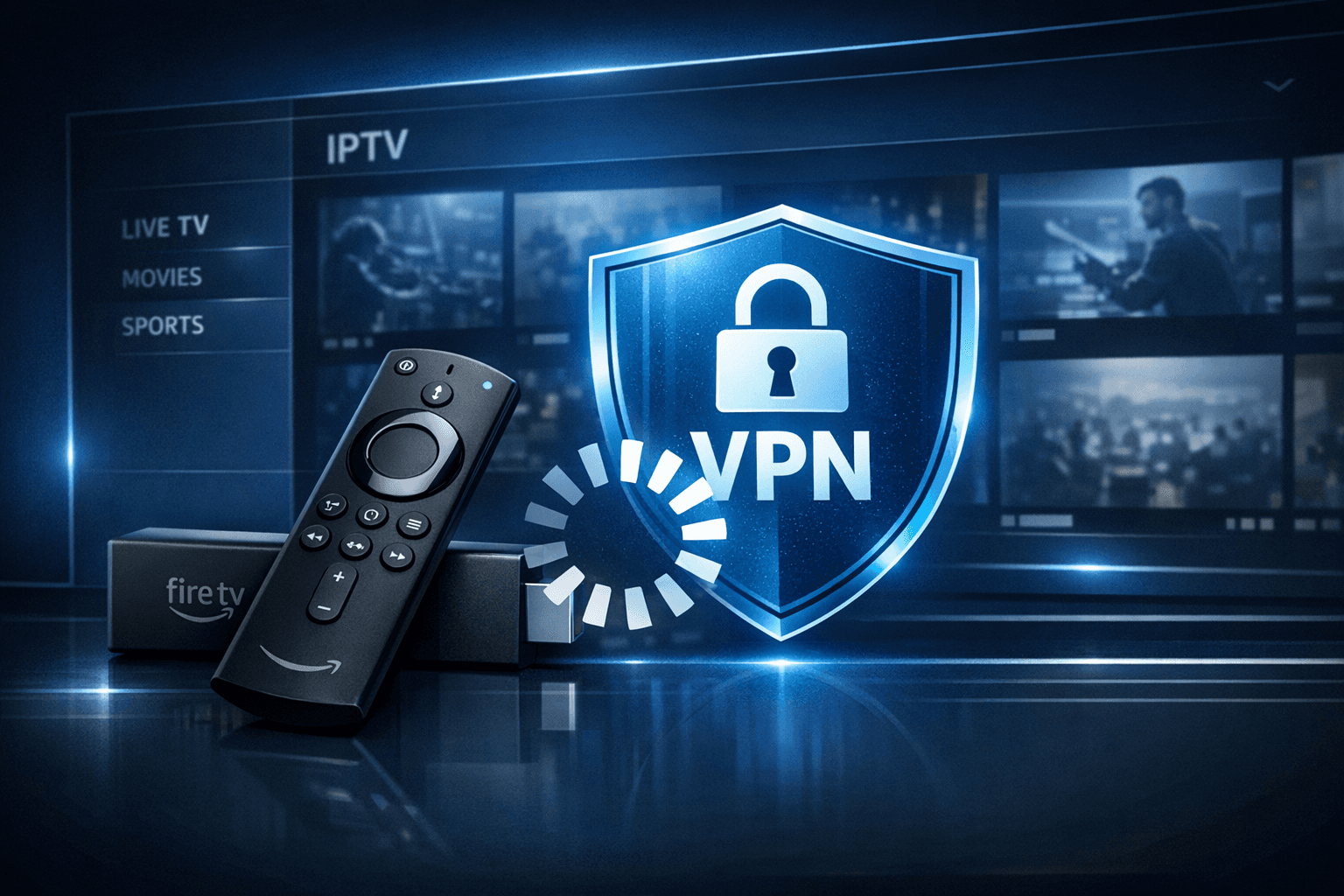 Amazon Firestick streaming IPTV with VPN causing buffering