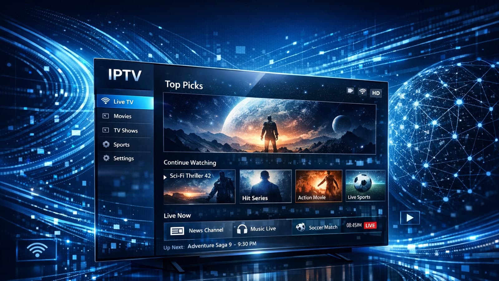 Illustration comparing Xtream Codes and M3U playlist IPTV streaming methods
