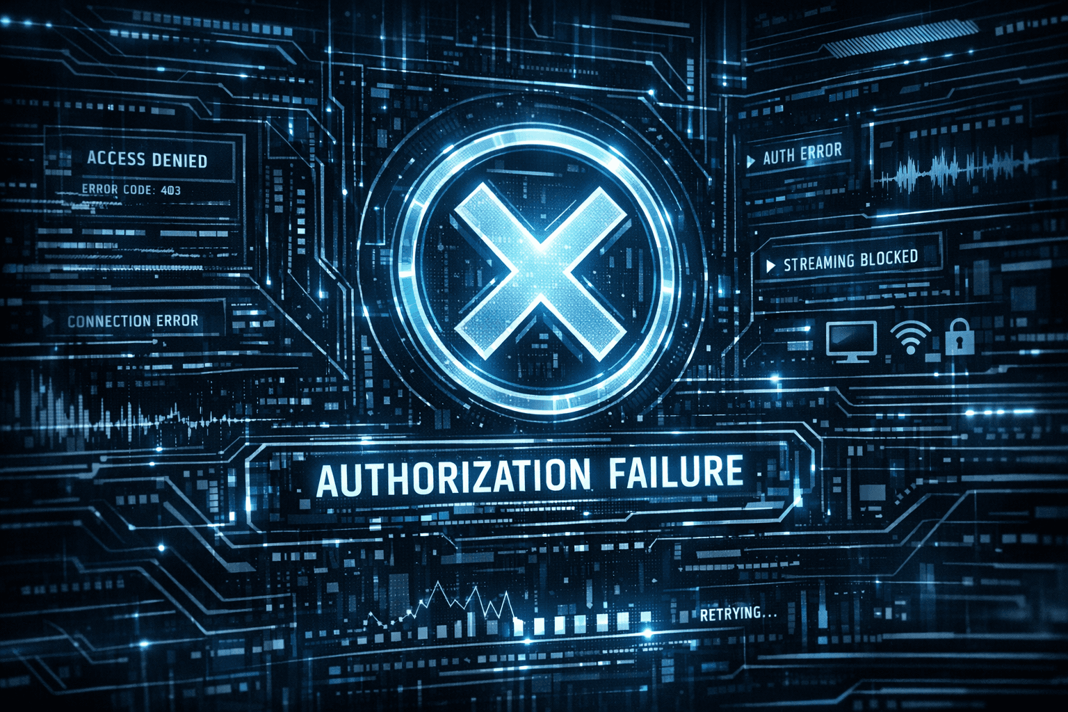 TiviMate app showing Xtream Codes authorization failed error on IPTV login